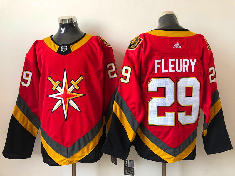 Men's Vegas Golden Knights Marc-Andre Fleury #29 Red Breakaway Jersey